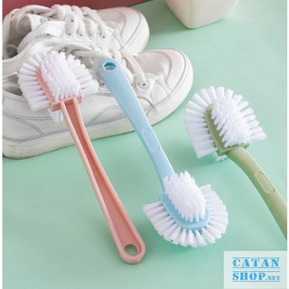 Bàn Chải Vệ Sinh Giày Dép 3 Đầu Cọ Phủ Đều, Cọ Chà Vệ Sinh Các Khe Giày Dép Tiện Lợi-GD881-BCchaGiay