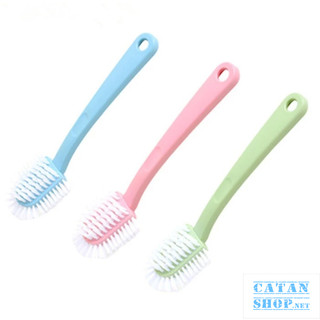 Bàn Chải Vệ Sinh Giày Dép 3 Đầu Cọ Phủ Đều, Cọ Chà Vệ Sinh Các Khe Giày Dép Tiện Lợi-GD881-BCchaGiay
