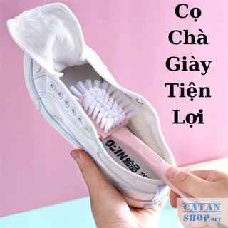 Bàn Chải Vệ Sinh Giày Dép 3 Đầu Cọ Phủ Đều, Cọ Chà Vệ Sinh Các Khe Giày Dép Tiện Lợi-GD881-BCchaGiay