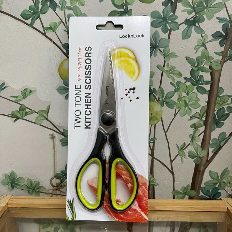 Kéo nhà bếp LocknLock Kitchen Scissors Thép Không Gỉ CKC313GRN (21cm) - CKC314 (20.5cm) - K-MALL