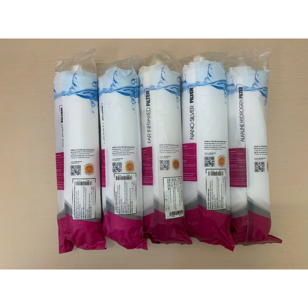 Lõi Lọc Nước T33 Mutosi Than Hoạt Tính Gáo Dừa Giúp Nước Ngon Và Có Vị Ngọt tự Nhiên Và Loại Bỏ Các Chất Hữu Cơ, Màul...