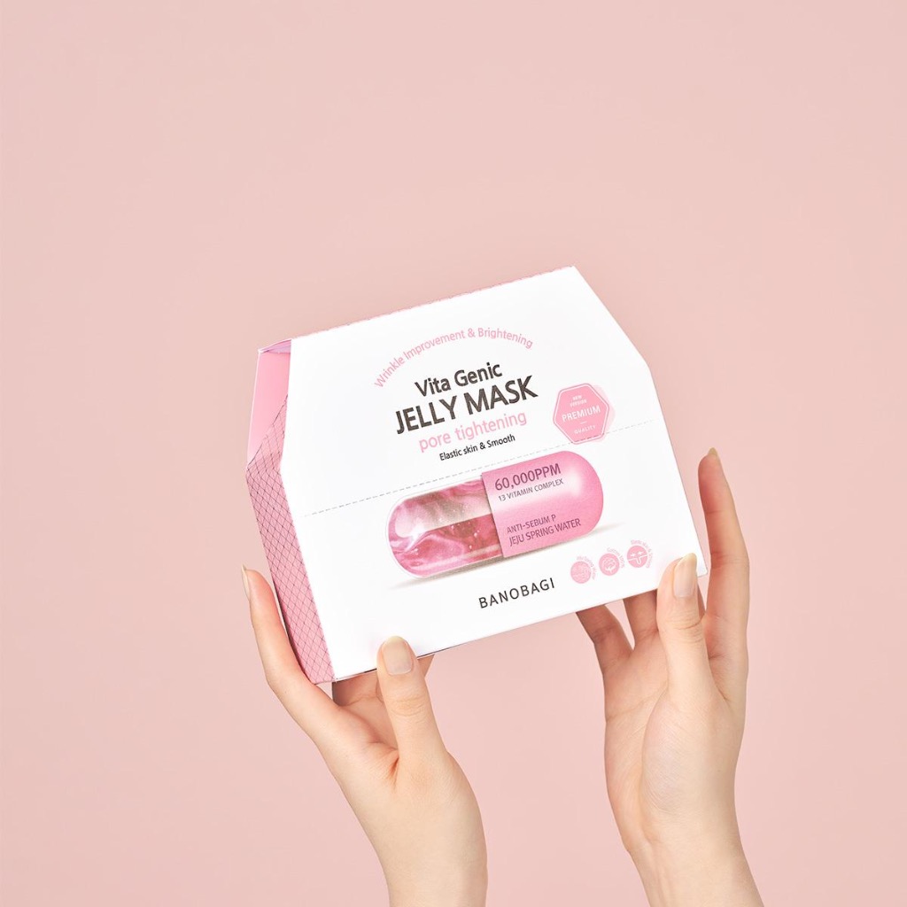 [Mẫu Mới] Combo 10 Miếng Mặt Nạ Banobagi Vita Genic Jelly Mask – Dưỡng Ẩm, Trắng Da, Phục Hồi (date 2027)