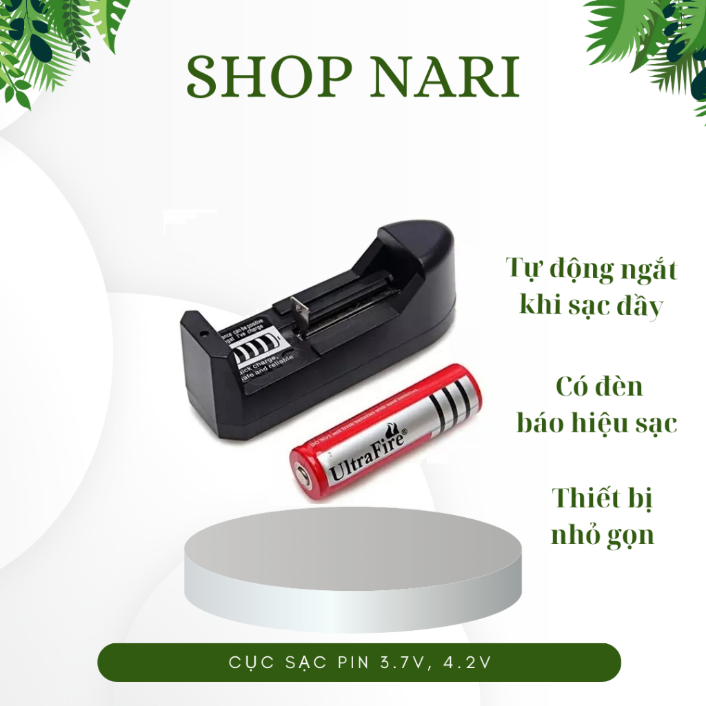 Cục sạc pin 3.7V, 4.2V thiết kế nhỏ gọn đơn giản và có khả năng sạc ...