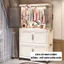 Tủ Nhựa Đựng Đồ Gấp Gọn ENODA HOME, Tủ Treo Đồ Đa Năng, Có Bánh Xe Di Chuyển Thuận Tiện TUN048