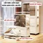 Tủ Nhựa Đựng Đồ Gấp Gọn ENODA HOME, Tủ Treo Đồ Đa Năng, Có Bánh Xe Di Chuyển Thuận Tiện TUN048