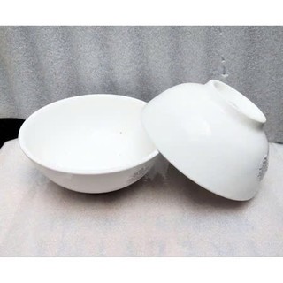 TÔ SỨ TRẮNG 8 INCH 20CM -Bát Tô Trắng Dày Dặn, Tô bún,Phở