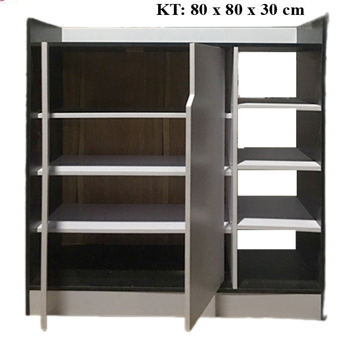 Kệ giày gỗ AK, tủ giày dép gỗ mdf lắp ghép dễ dàng nhiều kích thước lựa chọn, để được 12-24 đôi