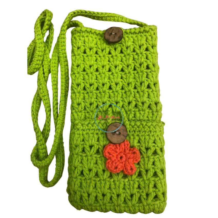 Túi Len Handmade Đựng Điện Thoại và Thẻ ATM Túi Đeo Chéo Mini Thời Trang