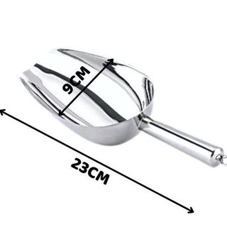 Muôi xúc đá inox lớn loại Dày Đẹp - Dụng Cụ Xúc Đá