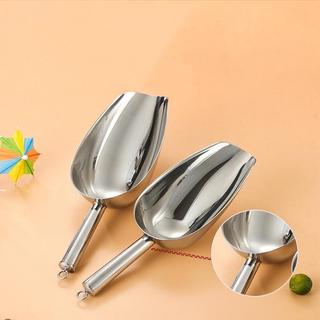 Muôi xúc đá inox lớn loại Dày Đẹp - Dụng Cụ Xúc Đá