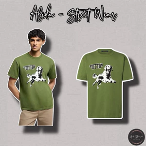 ⚡️[Hight Quality] Áo Phông Lu1s Vu11on X Yakoi Kusama Shirts-Điểm Nhấn Chú Chó Hề Hước Siêu Kinh Điển Street Wear Nam Nữ