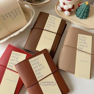 Sổ tay bìa da traveler's notebook mini size có thể thay ruột