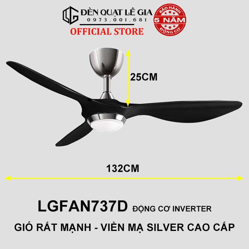 Ảnh SIÊU SALE Top 5 Quạt Trần Gió Mạnh 2024 | Quạt Trần Phù Hợp Trần Từ 2.5m đến 4m | Bảo Hành Đến 5 Năm 1