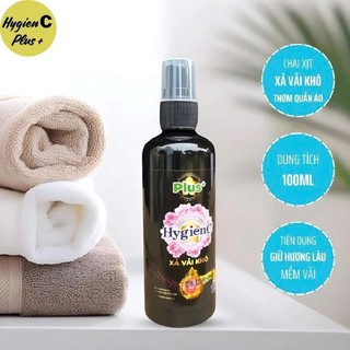 Combo 5 Chai Xịt Xả Vải Khô HygienC Plus 100ml Giữ Hương Thơm Lâu Trên Quần Áo.