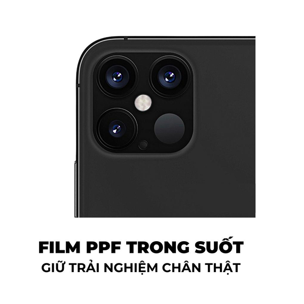Miếng dán PPF trong suốt mặt sau full viền dành IPhone 17Promax 17Pro 17Air 17 11 12 13 14 15 16Seri