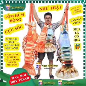 GẤU BÔNG HẢI SẢN CON CUA TÔM HÙM GHẸ XANH KHỔNG LỒ NHƯ THẬT - thú bông đồ chơi doll toy