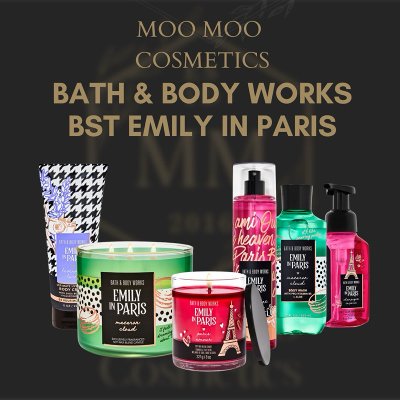 Moomoocos - Emily in Paris x Bath & Body Works Bộ sưu tập body
