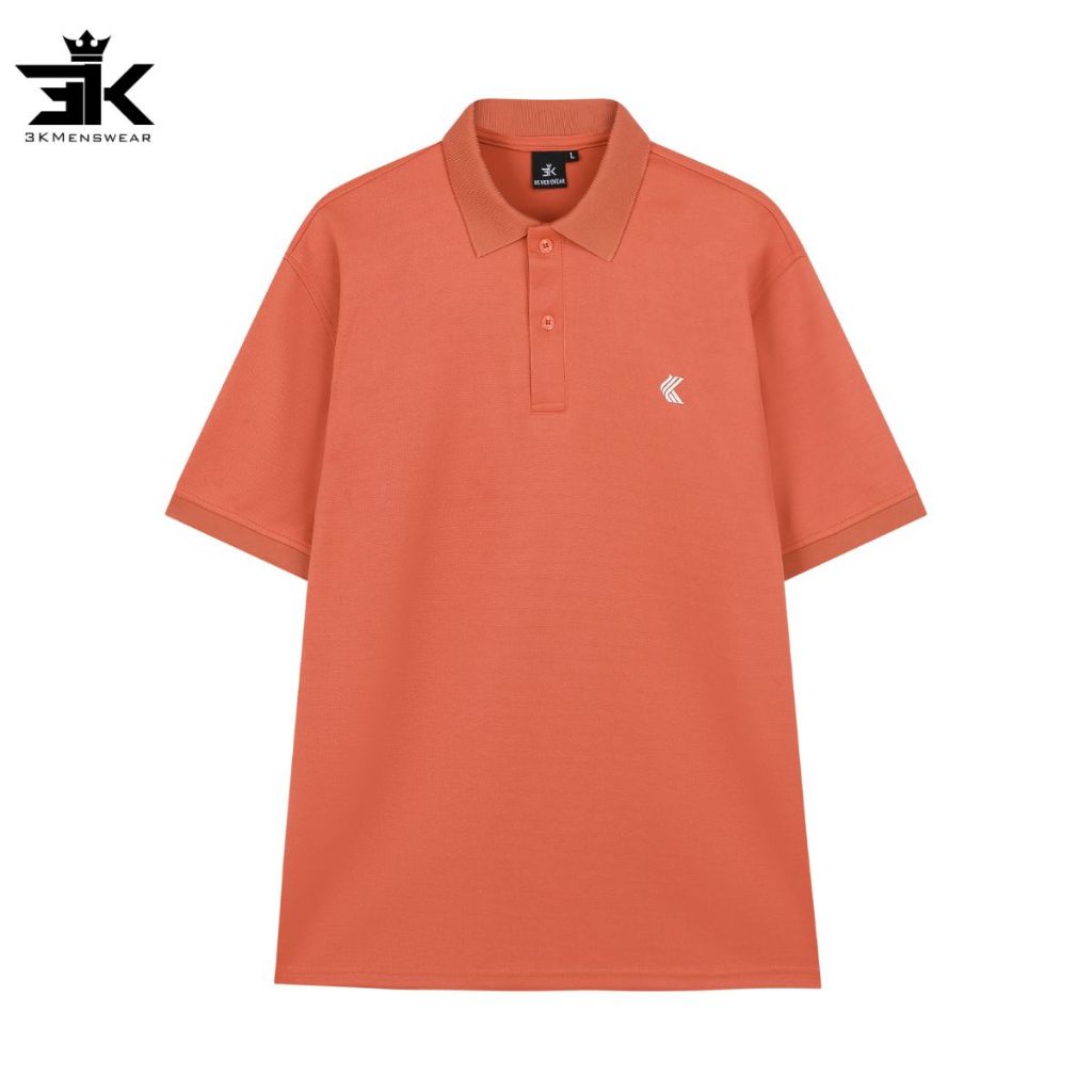 Áo polo Nam có cổ BASIC 3KMEN chất liệu cotton cá sấu thoáng mát , sang trọng, Menswear