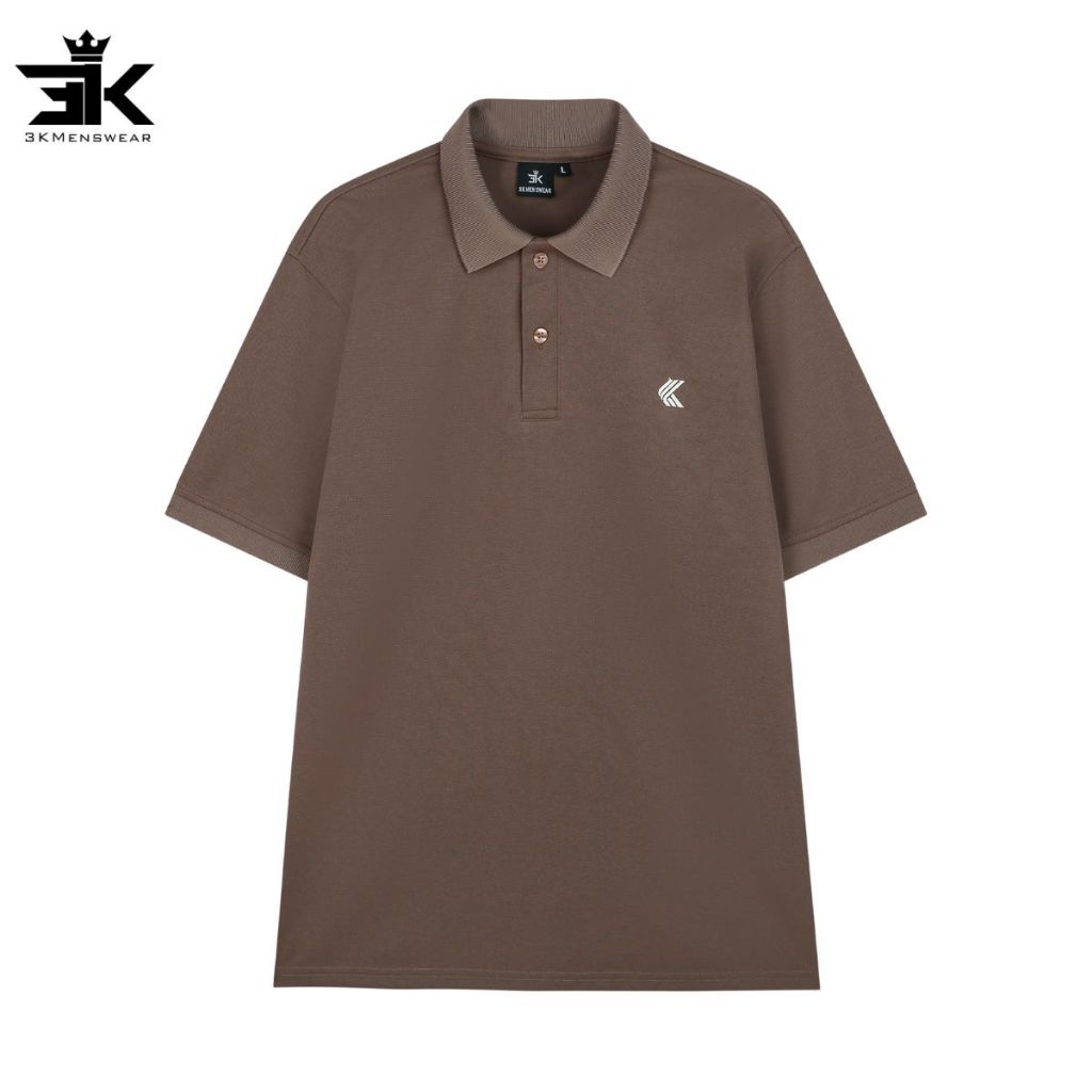 Áo polo Nam có cổ BASIC 3KMEN chất liệu cotton cá sấu thoáng mát , sang trọng, Menswear