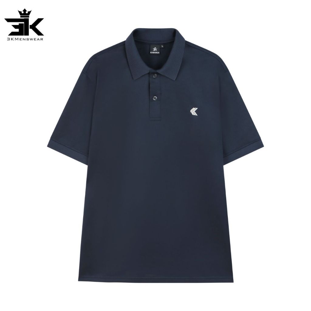 Áo polo Nam có cổ BASIC 3KMEN chất liệu cotton cá sấu thoáng mát , sang trọng, Menswear