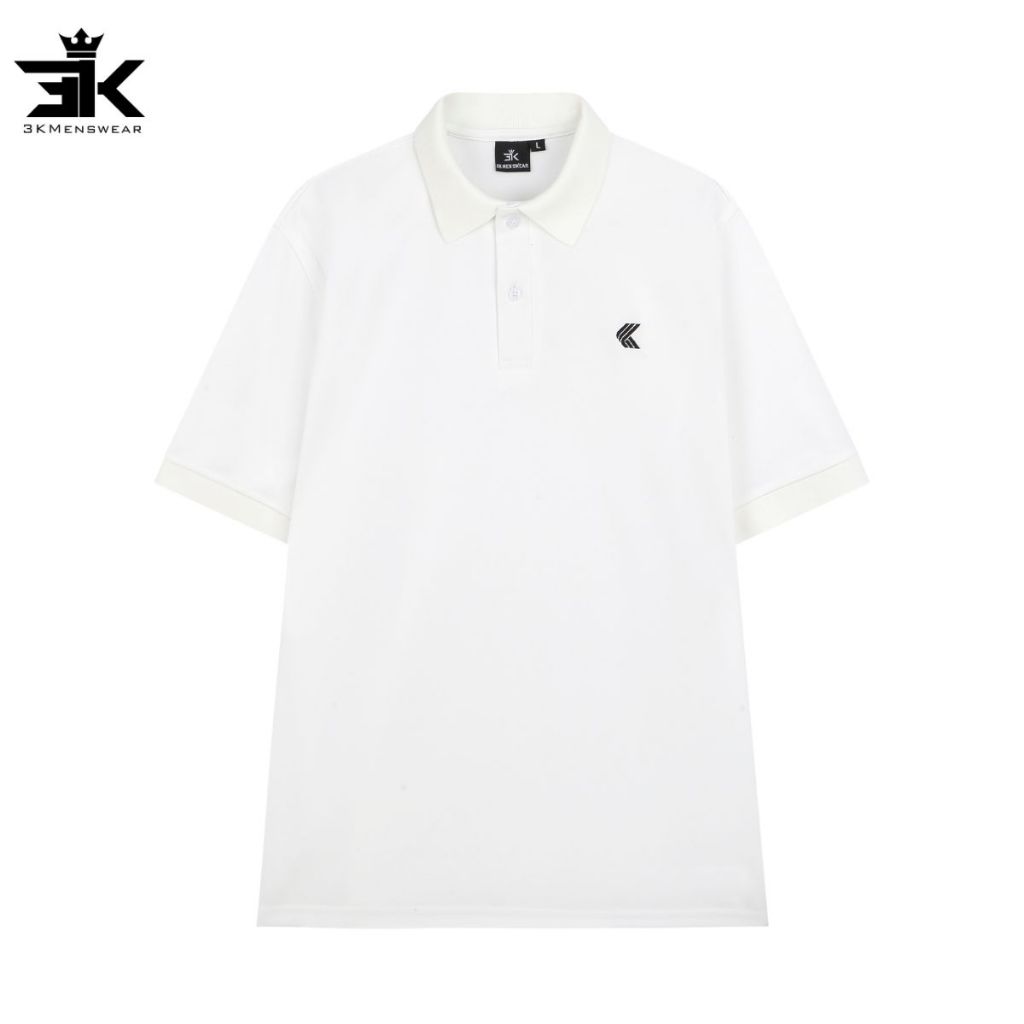 Áo polo Nam có cổ BASIC 3KMEN chất liệu cotton cá sấu thoáng mát , sang trọng, Menswear