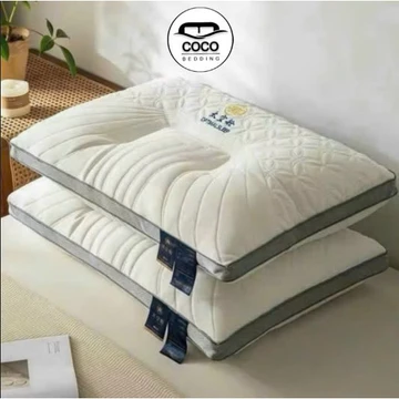 gối nằm, gối ngủ, gối công thái học, gối chống đau mỏi cổ vai gáy, 48x70x10cm