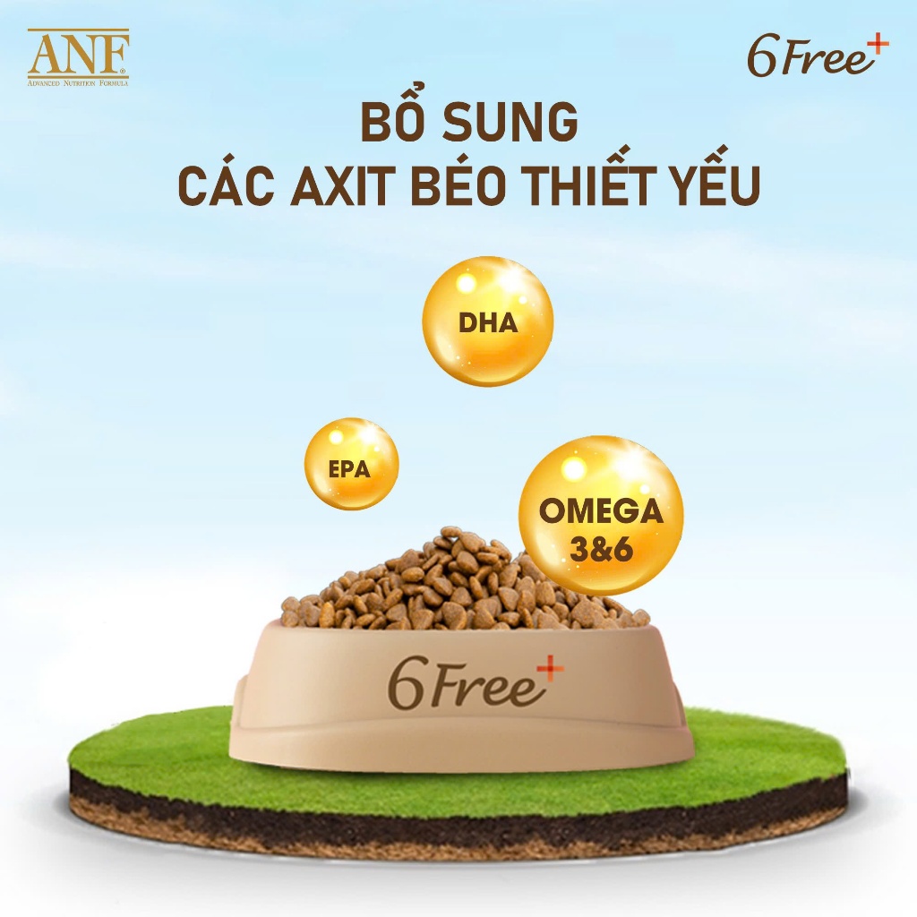[1.6KG] ANF 6FREE+ Thức ăn hạt hữu cơ cao cấp Cho Mèo Nhỏ/Mèo Trưởng Thành