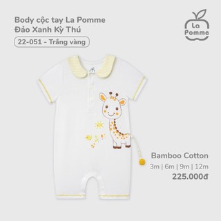 La pomme AW2024 Body cộc tay La Pomme Đảo Xanh Kỳ Thú cho bé
