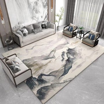 [Decor's] Thảm Trải Sàn Bali Thảm Trải Sàn Cao Cấp Họa Tiết Thiên Nhiên Sông Núi Thảm Trải Sàn Sang Trọng Thảm Trang Trí