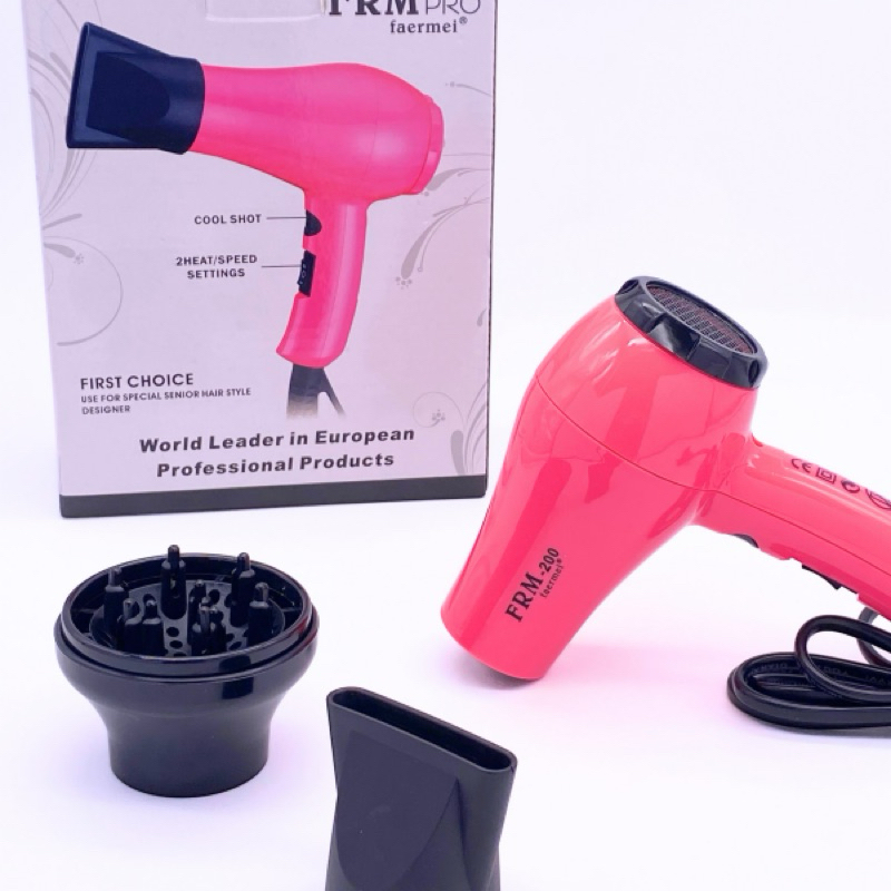 Máy Sấy Tóc Mini FRM-200 – Nhỏ Gọn Nhưng Công Suất Mạnh – 2 Chế Độ Gió – Sấy Nhanh, Không Hư Tóc