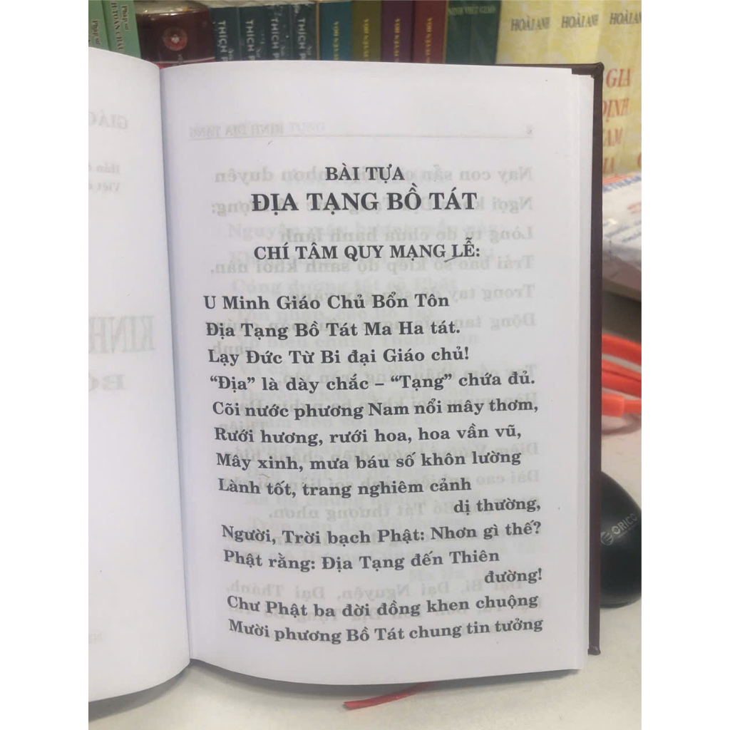 Ảnh Sách - Kinh Địa Tạng Bồ Tát Bổn Nguyện (Bìa da) 2