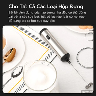 Máy Đánh Trứng Youpin Cliton Sữa Tạo Bọt Cà Phê Hoạt Động Điện Cấp Thực Phẩm Có/ Không Có Giá Đỡ