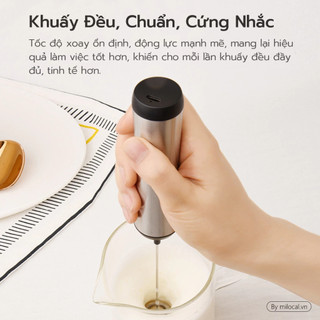 Máy Đánh Trứng Youpin Cliton Sữa Tạo Bọt Cà Phê Hoạt Động Điện Cấp Thực Phẩm Có/ Không Có Giá Đỡ