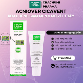 Kem dưỡng giảm mụn & thâm mụn MartiDerm Acniover Cicavent 40ml
