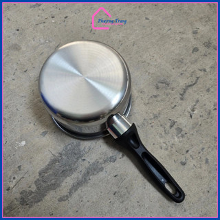 Nồi bột inox đáy từ nắp kính,nồi quánh khuấy bột, nồi quánh 14cm,16cm nấu bột nấu cháo - Phương Trang