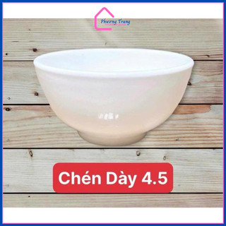 Set 20 Chén Set 10 Chén dày Bát Ăn Cơm Sứ Trắng Trơn hàng dày - Phương Trang