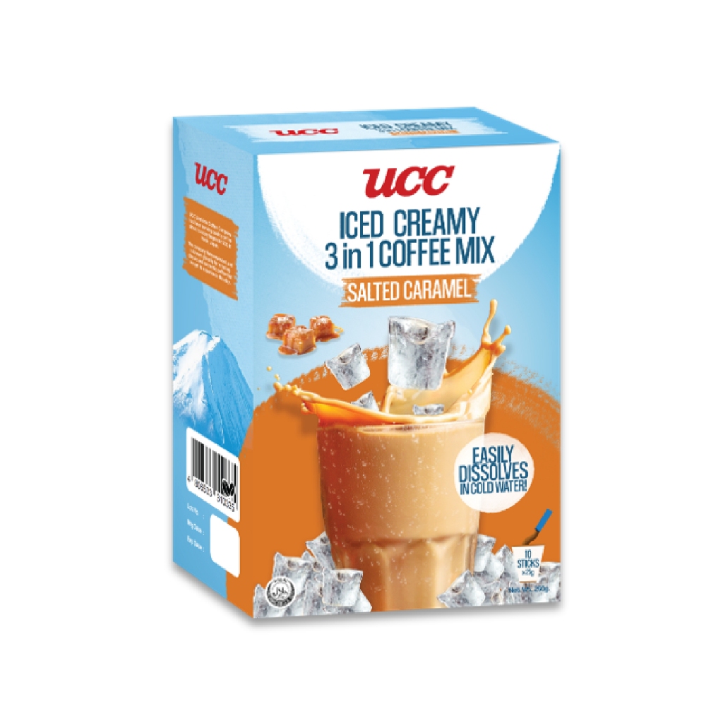 Ảnh Cà phê hoà tan pha lạnh 3 trong 1 UCC Caramel Muối 250g 3