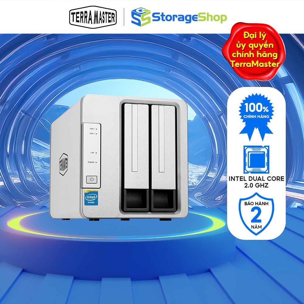 Ổ cứng mạng NAS Terra Master F2-221 Dual-Core - 2 khay ổ cứng Hàng ...