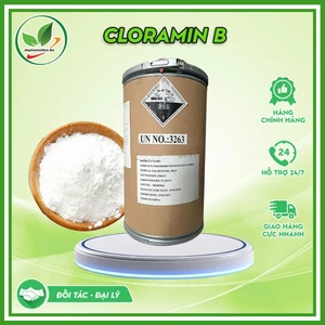 Bột khử khuẩn CLORAMIN B Trung Quốc. Thùng 25kg