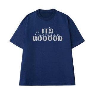 Áo Thun NGỐ TEE It's Good Vibes Only Gooood Form Rộng Chất Vải Cotton Mềm Mịn Thoáng Mát