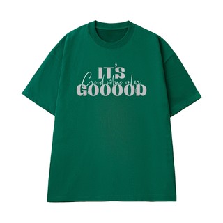 Áo Thun NGỐ TEE It's Good Vibes Only Gooood Form Rộng Chất Vải Cotton Mềm Mịn Thoáng Mát