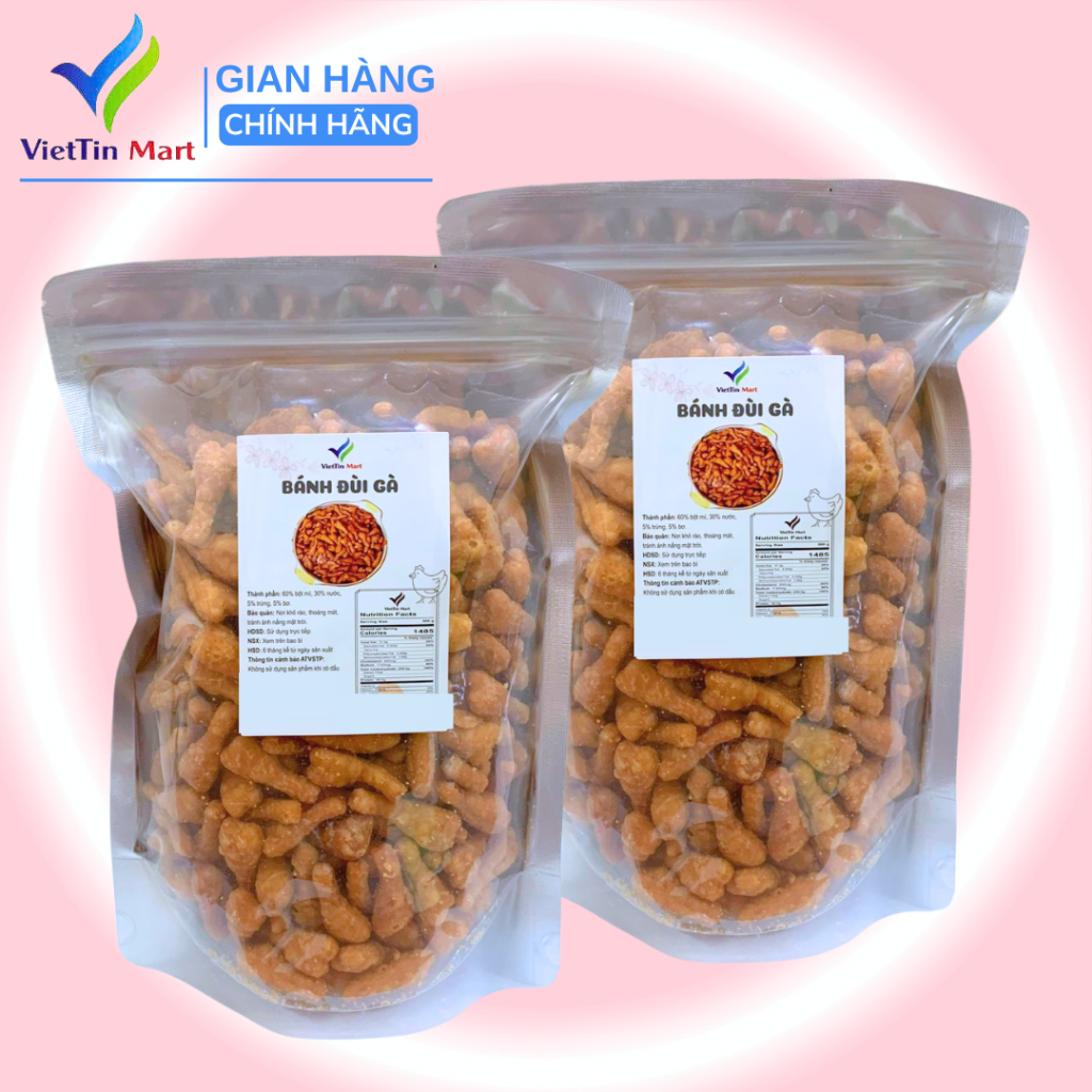 Bánh Đùi Gà Cay Mặn VIETTIN MART 1KG | BigBuy360 - bigbuy360.vn
