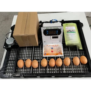 Combo máy ấp trứng và khay đảo tự động 54 trứng chạy nhiệt cacbon ấp gà,vit,ngan,ngỗng