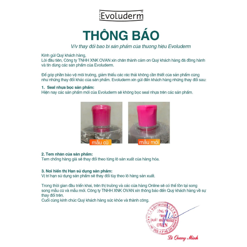 Ảnh Sữa tẩy trang rửa mặt Evoluderm dưỡng ẩm dịu nhẹ dành cho da nhạy cảm 250ml 4