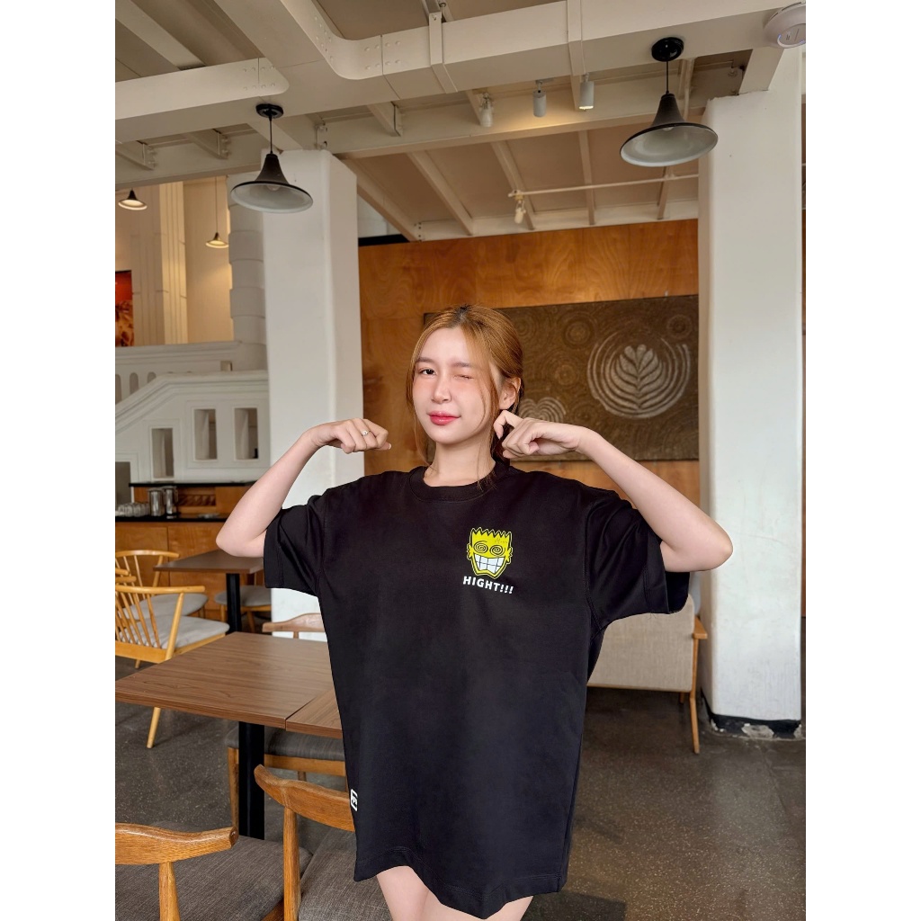 Áo Thun localbrand - “ HIGHT SIMPSON ” l Form Boxy Fit/ Oversize - Cotton 100% 260GSM premium MOSS.STU