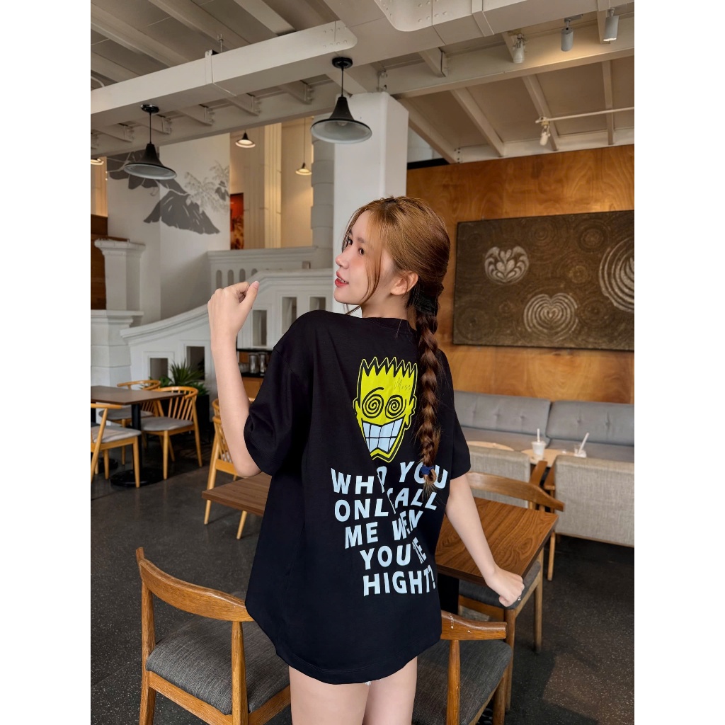 Áo Thun localbrand - “ HIGHT SIMPSON ” l Form Boxy Fit/ Oversize - Cotton 100% 260GSM premium MOSS.STU