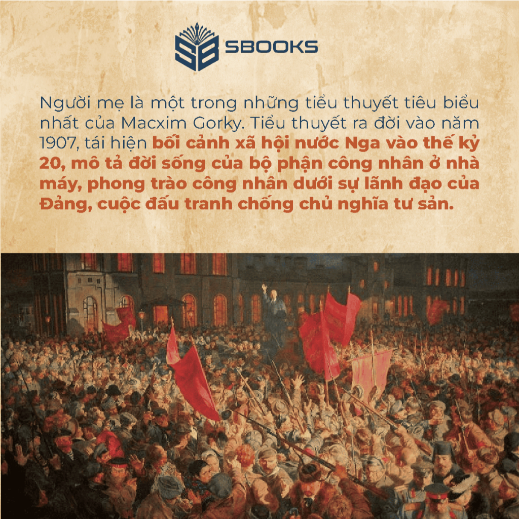 Sách - Người Mẹ - Maxim Gorky - SBOOKS OFFICIAL
