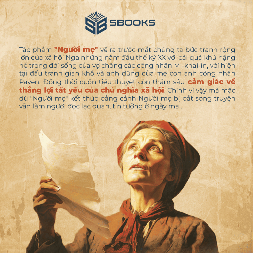 Sách - Người Mẹ - Maxim Gorky - SBOOKS OFFICIAL