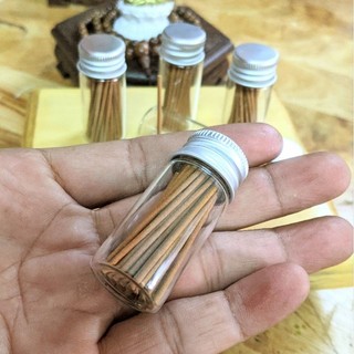 Ống nhang thủy tinh mini 4.5cm lư mini bàn thờ mini
