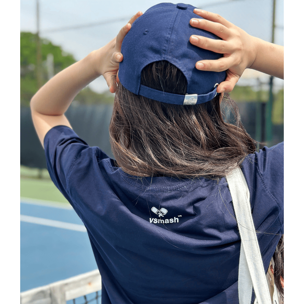 Áo Thun PICKLEBALL Vải Bông Em Bé | VSMASH VN | Họa tiết in "Dân chơi PICKLEBALL" | Sợi Nhập |  Mềm mịn, thoáng khí, mát